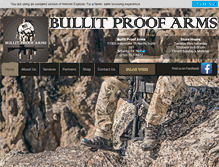 Tablet Screenshot of bullitproofarms.com